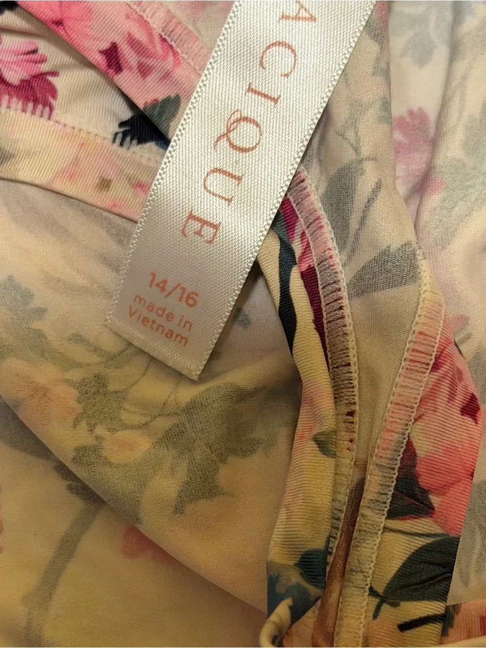 Cacique Comfort Bliss Floral Print French Cut Thong Panties
